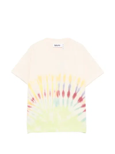 Molo Kids' Riley Dip-dye T-shirt In Multi