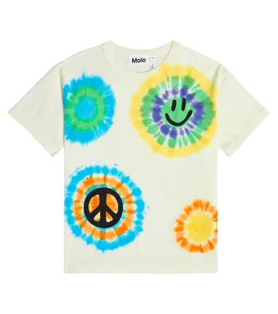 Molo Kids' Bedrucktes T-shirt Riley Aus Jersey In Circular Dye