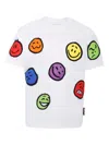 Molo Riley Smiley-face T-shirt In White