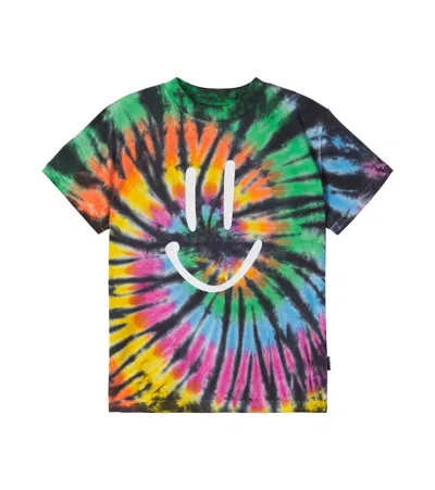 Molo Kids' Riley Tie-dye Cotton Jersey T-shirt In Multi