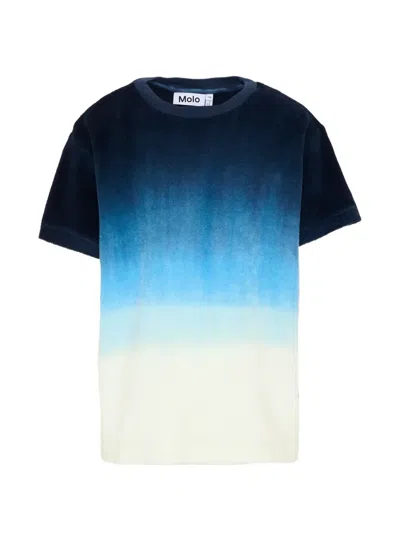 Molo Kids' Riley T-shirt In Blue