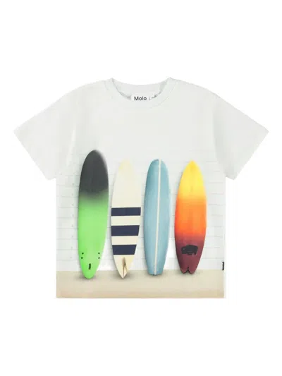 Molo Kids' Riley T-shirt In White