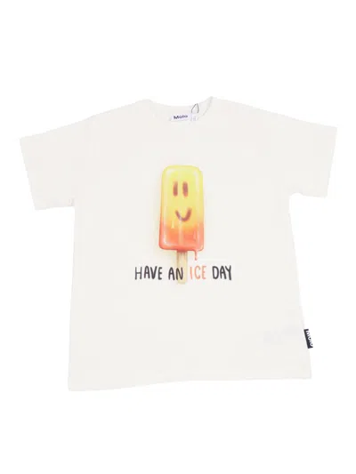 Molo Kids'  Riley T-shirts Short Sleeves In White