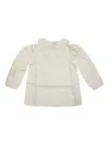 Molo Robbin Ruffled-collar Shirt In White
