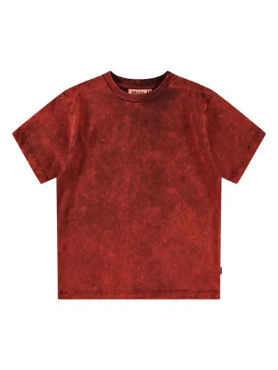 Molo Kids' Rodney T-shirt In Red