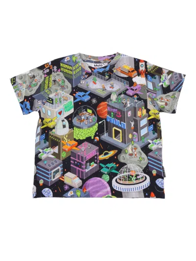 Molo Kids' Rodney T-shirt In Multi