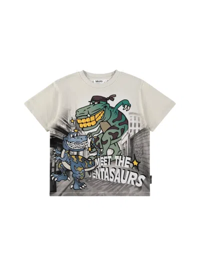 Molo Kids' Rodney T-shirts Short Sleeves In Neutral