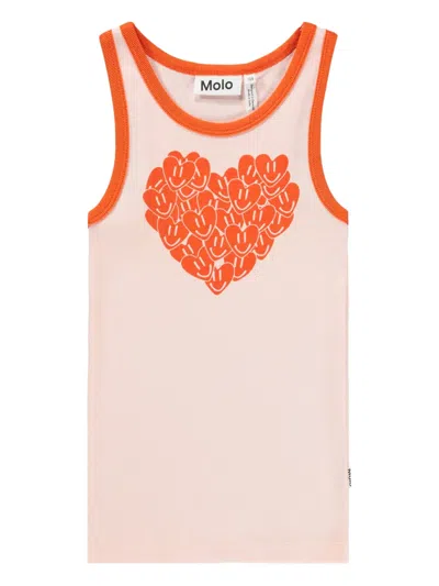 Molo Kids' Rosie Tank Top In Pink