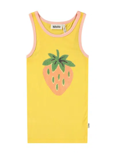 Molo Kids' Rosie Top In Yellow