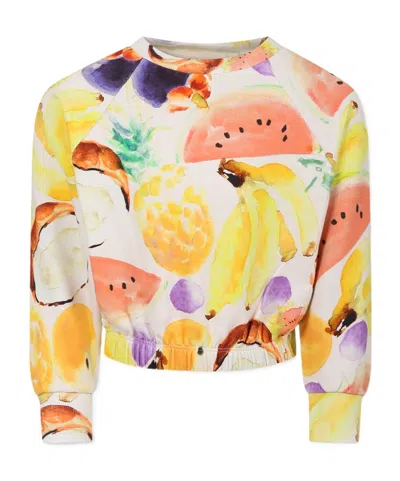 Molo Round-neck Sweater In White