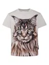 Molo Roxo Cat-print T-shirt In Neutral