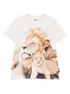 Molo Roxo Lion-print T-shirt In White