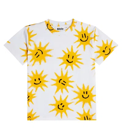 Molo Kids' Roxo Graphic-print T-shirt In Happy Suns