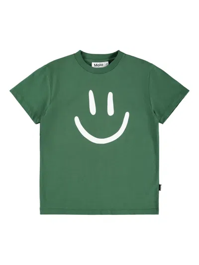 Molo Kids' Roxo T-shirt In Green