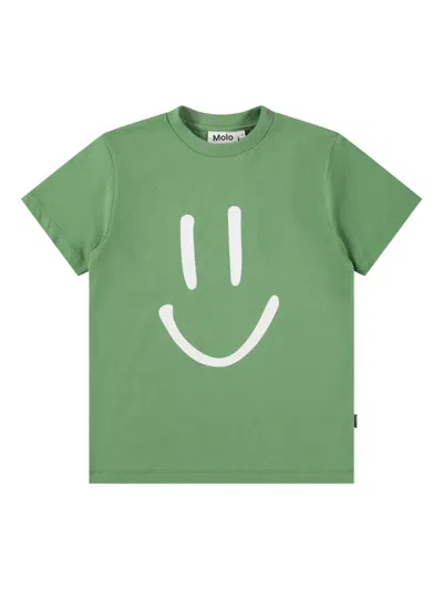 Molo Kids' Roxo T-shirt In Green