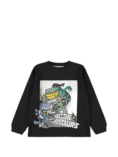 Molo Kids' Rube Graphic-print Long-sleeve T-shirt In Multi