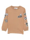 Molo Rube Long-sleeve Sweatshirt In Brown