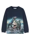 Molo Rube Organic-cotton Sweatshirt In Blue