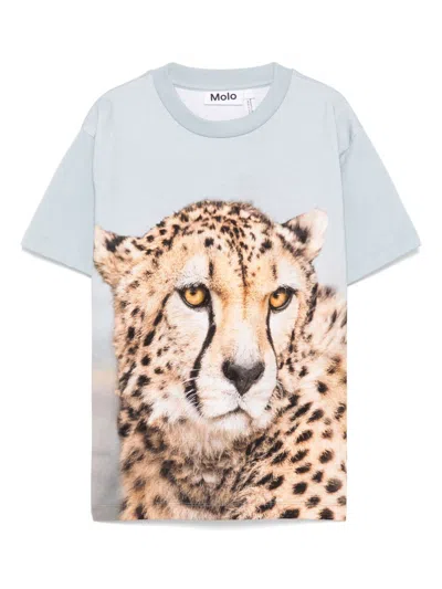 Molo Kids' Rubin T-shirt In Blue