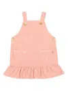 Molo Ruffled Salopette Dress In Pink