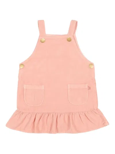 Molo Babies' Ruffled Salopette Dress In Pink