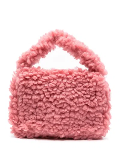 Molo Kids' Shearling Shoulder Bag