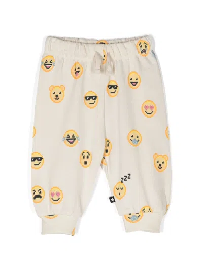 Molo Babies' Simeon Track Pants In Neutrals