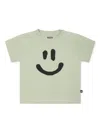 Molo T-shirt Mit Smiley-print In Grün