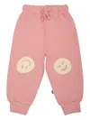 Molo Smile-face Print Track Pants In Pink