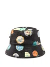 Molo Boys Niks Smile All Over Bucket Hat In Black