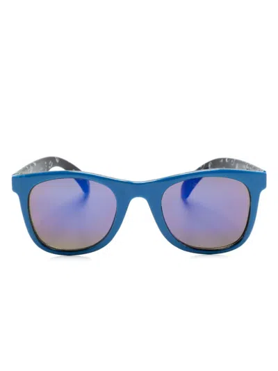 Molo Kid's Smile Sunglasses In Blue
