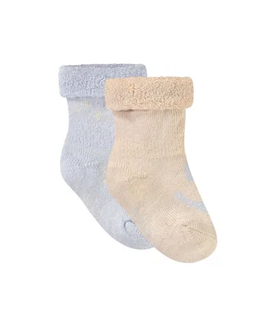 Molo Kids' Smiley Face Pattern Socks Two Pairs In Multicolor