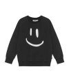 Molo Mike Printed Cotton Sweatshirt In Black