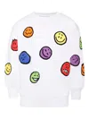 Molo Smiley-face Sweatshirt In White