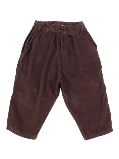 Molo Kids'  Sois Woven Pants In Brown