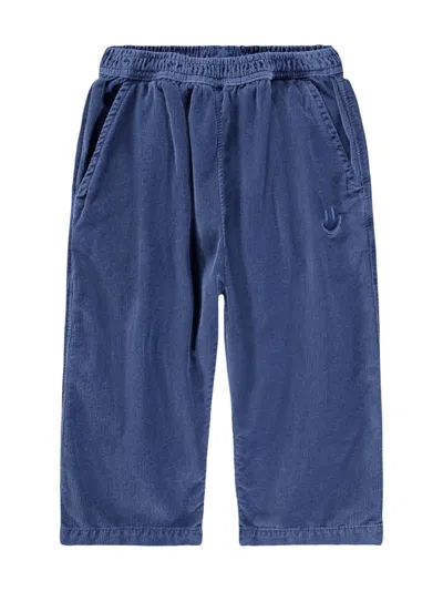 Molo "solo" Woven Pant In Blue