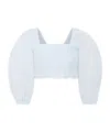 Molo Square-neck Blouse In White