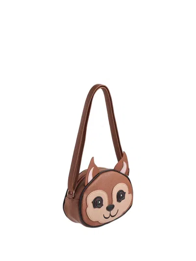 Molo Kids' Squirrel Bag In Brown