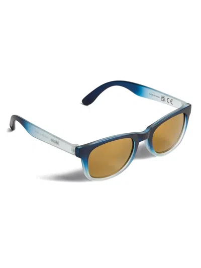 Molo Kids' Star Square-frame Sunglasses In Blue