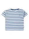 Molo Light Blue T-shirt For Babykids With Smiley In White