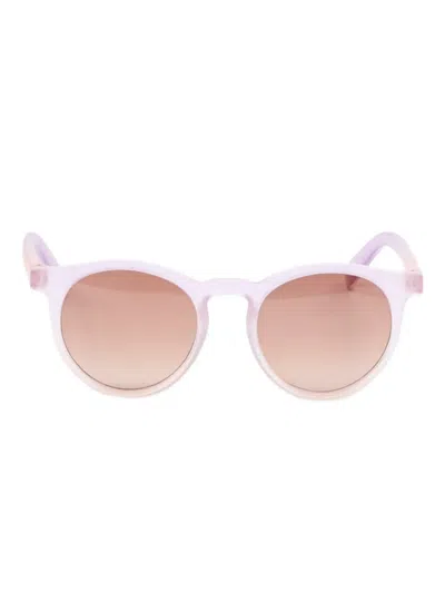 Molo Kids' Sun Shine Round-frame Sunglasses In Pink