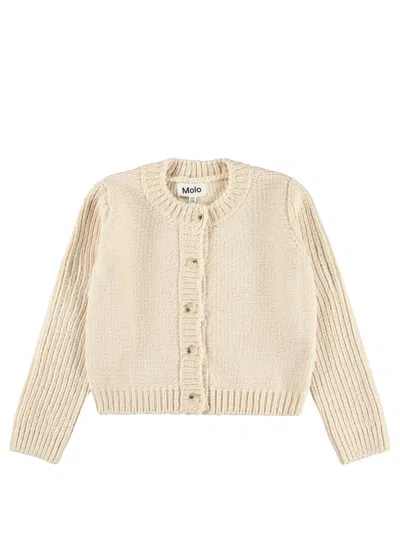 Molo Kids' Sweater 100% Polyester "gilah" In Neutral
