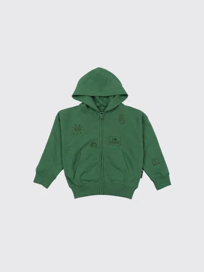 Molo Kids'  Marley Hoodies In Green
