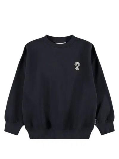 Molo Kids' Sweatshirt Main Feature "mar" In Black