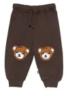 Molo Teddy-bear Embroidered Joggers In Brown