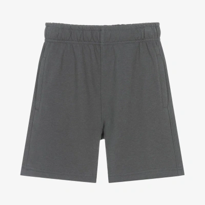 Molo Teen Boys Grey Cotton Jersey Shorts