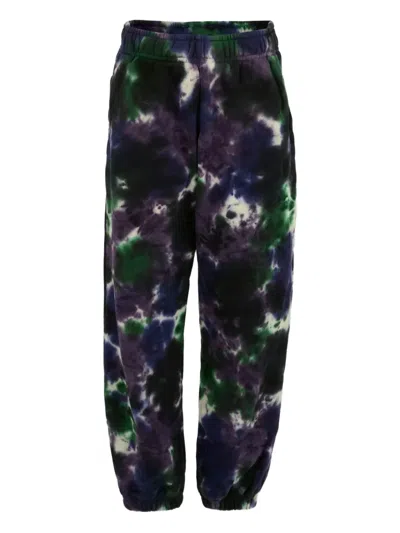 Molo Kids' Tie-dye Fleece Trousers In Multi