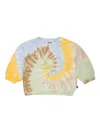 Molo Tie-dye Print Sweatshirt In Yellow