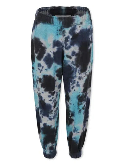 Molo Kids' Tie-dye Track Pants In Blue