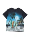 Molo Babies'  Toddler Boy T-shirt Midnight Blue Size 7 Organic Cotton